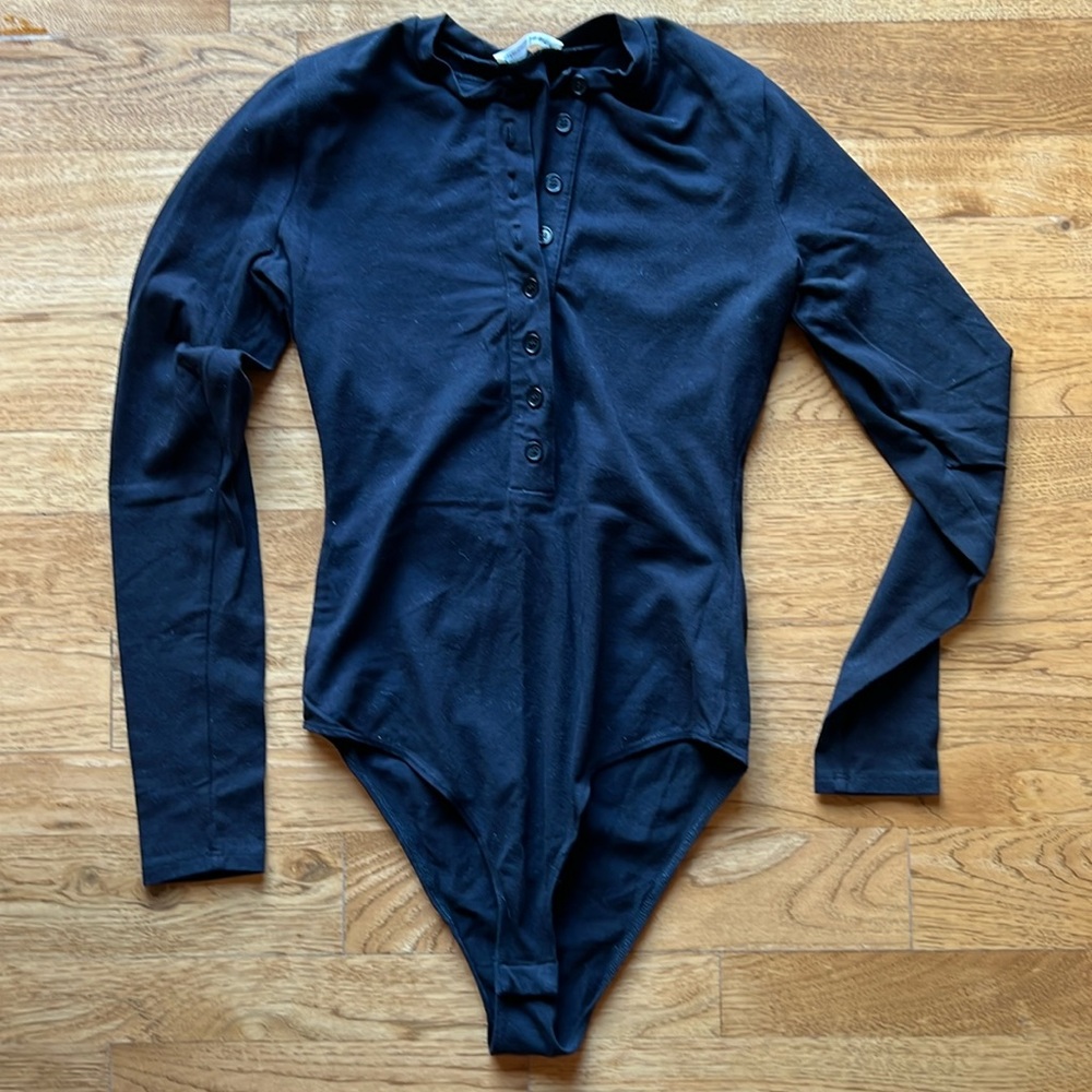Reformation Button down bodysuit